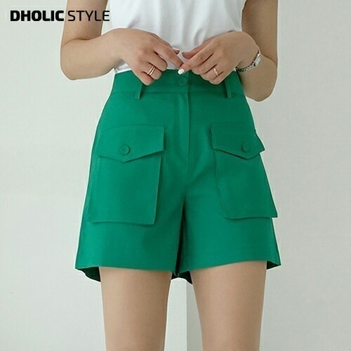 [メガ割りSALE]フラップポケットショートパンツ・p408729 7,207円