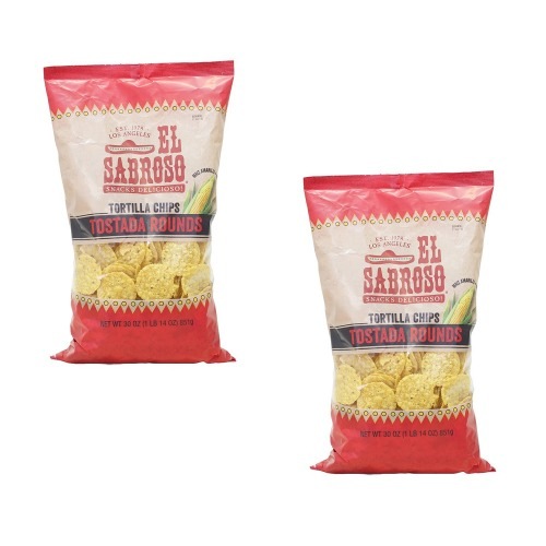 El Sabrosoイエローコントティヤチップス851g x 2学校のオフィスのタンビールームスナックのお菓子ティータイムデザートお酒のキャンプキャンプ