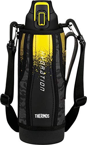 色：ブラックカモフラージュ サイズ：1000 ml サーモス 水筒 真空断熱スポーツボトル ブラック
