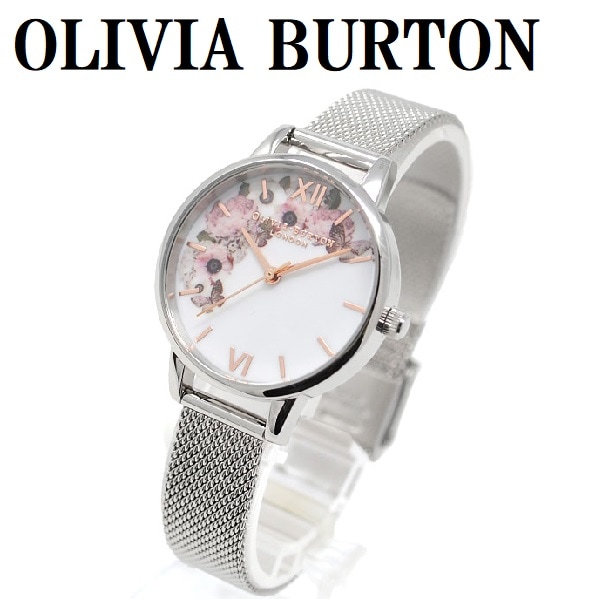 オリビア バートン OB16WG30 腕時計 クォーツ アナログ 電池式 ウォッチ レディース ホワイト シルバー 1年保証