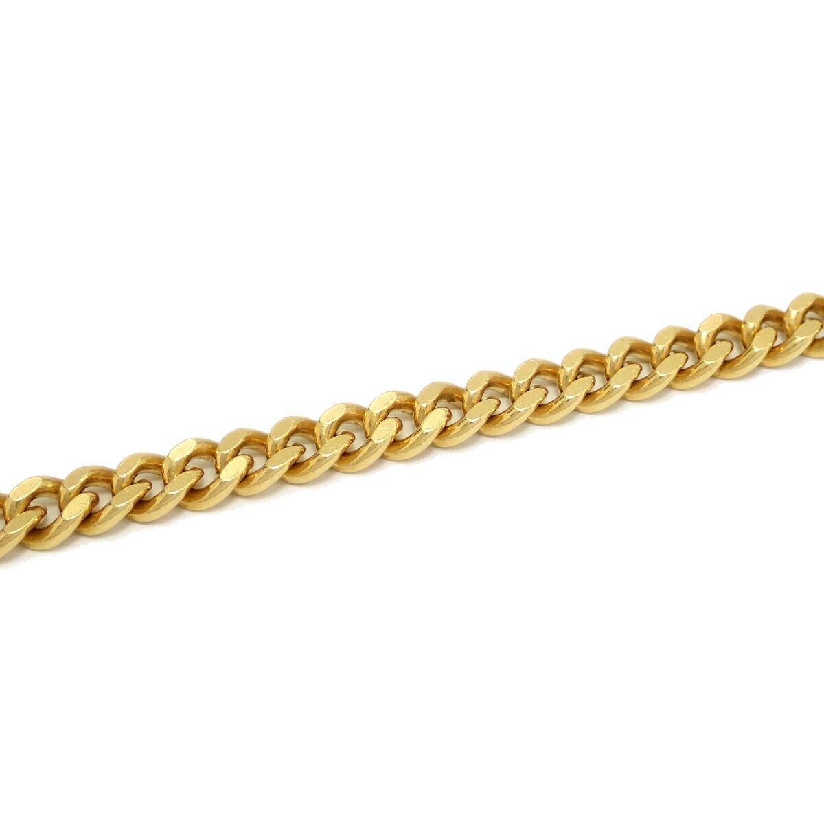 キヘイ ネックレス K18 18金 イエローゴールド60.7g 60.5cm YG 2面S シングル 60g 前