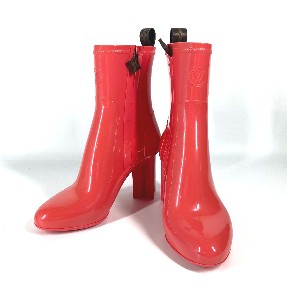 レインシューズ レインブーツ シルエットライン 靴 シューズ 長靴 ラバー ピンク