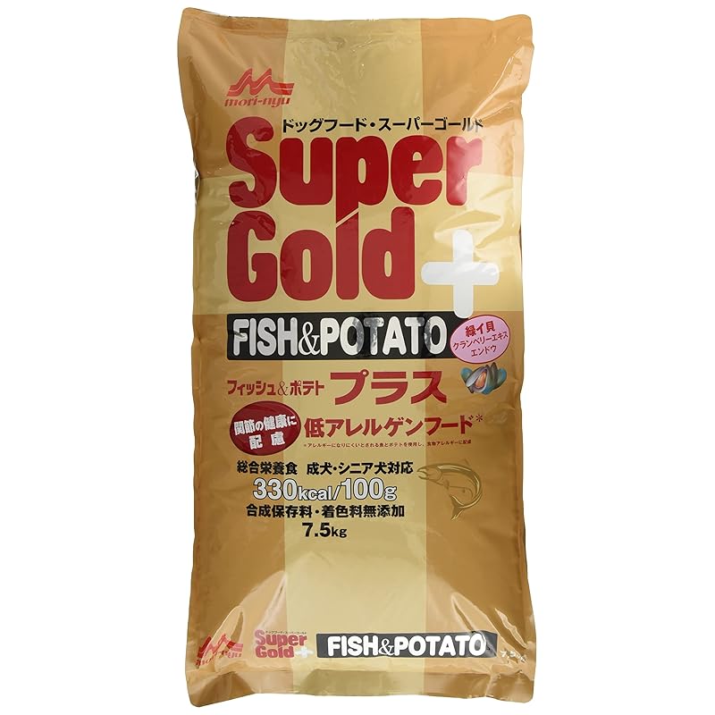 スーパーゴールド Supergold フィッシュ&ポテト プラス 関節ケア 7.5kg 7.5キログラム (x 1)