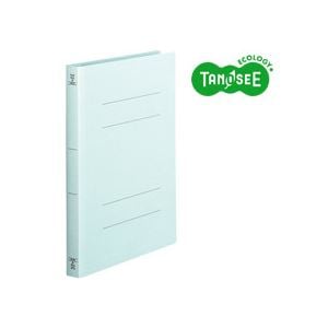 （まとめ）TANOSEE フラットファイル バインダー 2穴 (厚とじW)A4タテ 250枚収容 青 10冊入×20パック