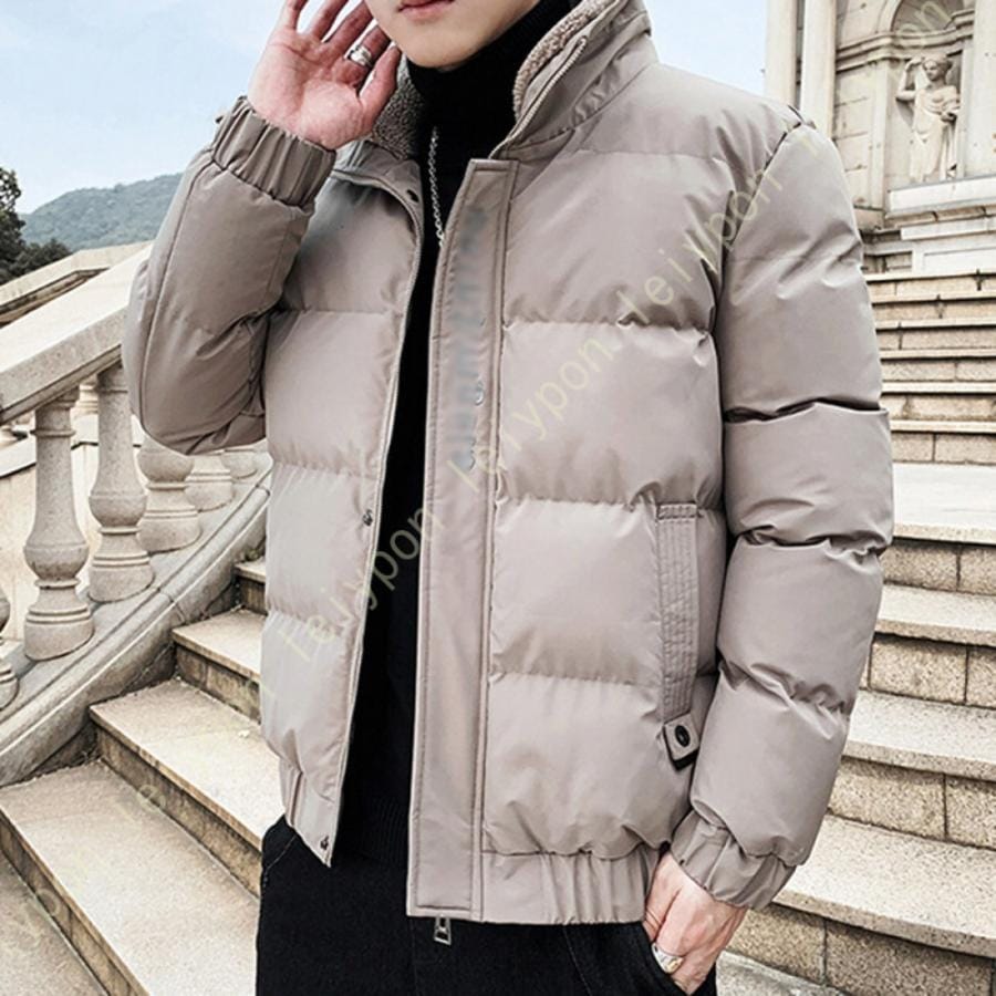 ダウンジャケット メンズ 冬 軽量 防寒 防風 黒 中綿コート ブルゾン アウター 暖かい 防寒 防風 ショート カジュアル 日常 ジャケット 黒 ファスナー