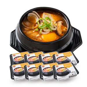スンドゥブ 500g x 8個 (注意)豆腐はありません アレンジ自由の美味しいスンドゥブチゲ 韓国料理 韓国食品 お取り寄せグルメ 冷凍食品 韓国グルメ ミールキット