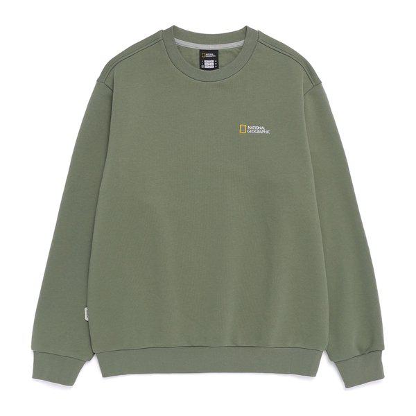 N261USW910 ポールハス スモールロゴ スウェットシャツ MILITARY KHAKI