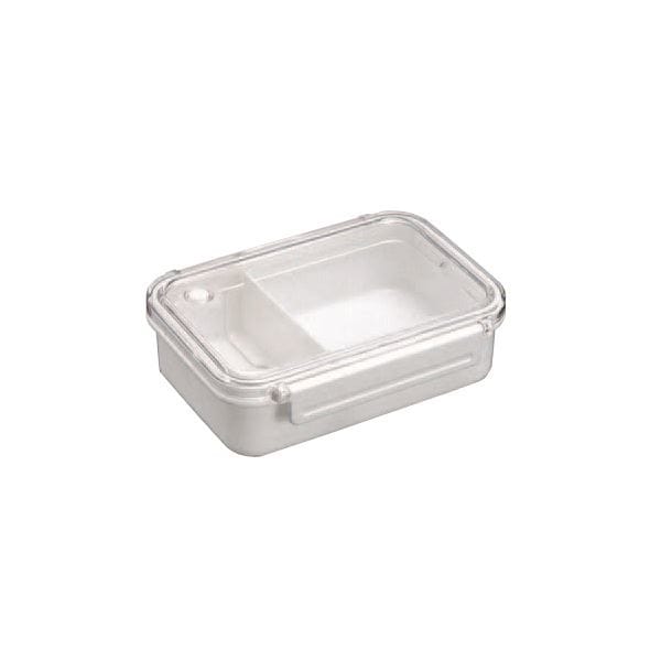 （まとめ）弁当箱 BPビーブ ランチボックス O-500（仕切付） ホワイト [40個セット]