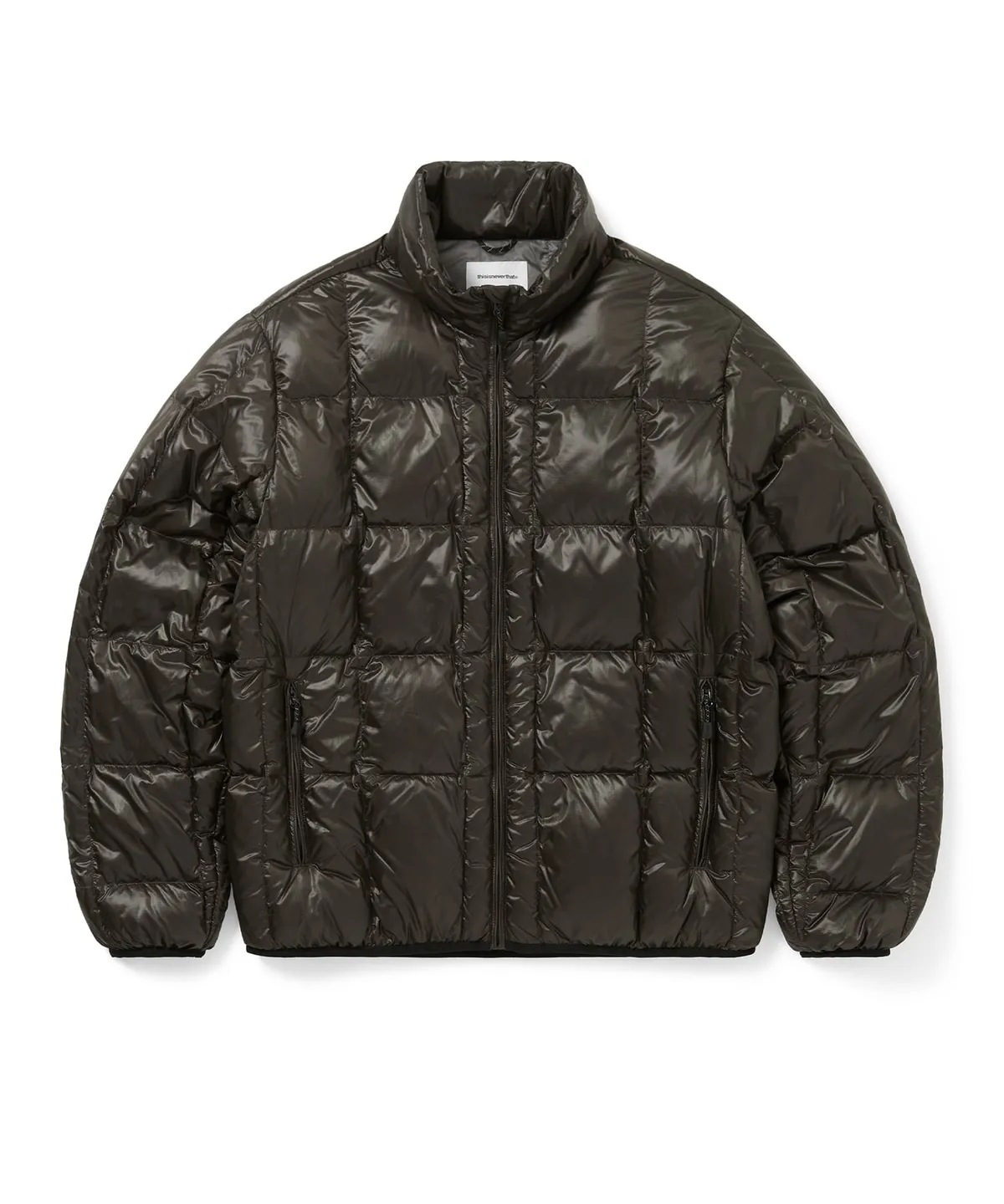 PERTEX Light Down Jacket Brown Black