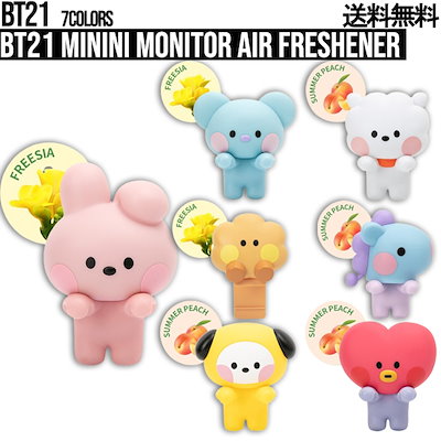 BT21 minini Monitor Air Freshener【BT21公式グッズ】香り 芳...のサムネイル