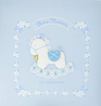 他サイト： ナカバヤシ フエルアルバム ベビーメモリー ブルー ア-LB-505-Bの商品画像