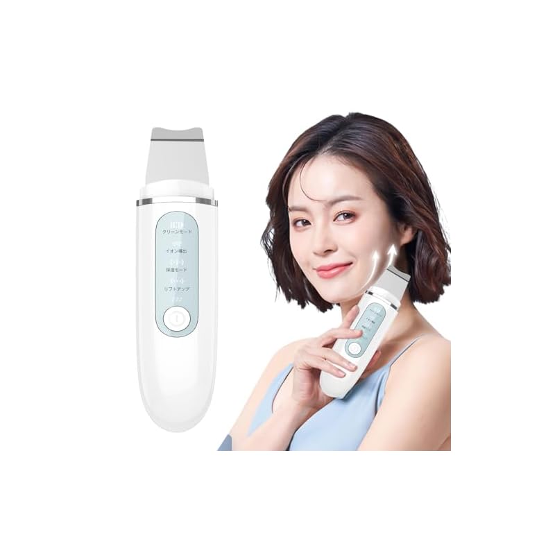 Beebus美顔器【新モデル一台4役】 美顔器 ems美顔器 ウォーターピーリング美顔器 超音波ピーリング 毛穴ケア 28000回/秒 10min自動電源オフ Type-C充電式 軽量 携帯便利 出