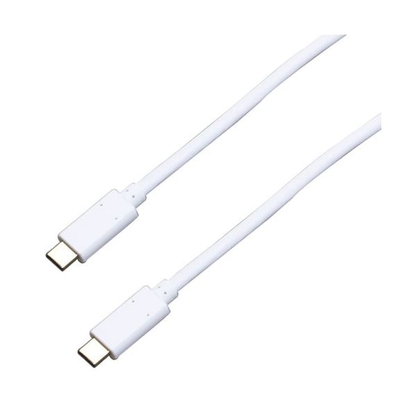 [5個セット]BAUT Type-C/Type-CケーブルUSB3.1Gen2 3A 1m ホワイト