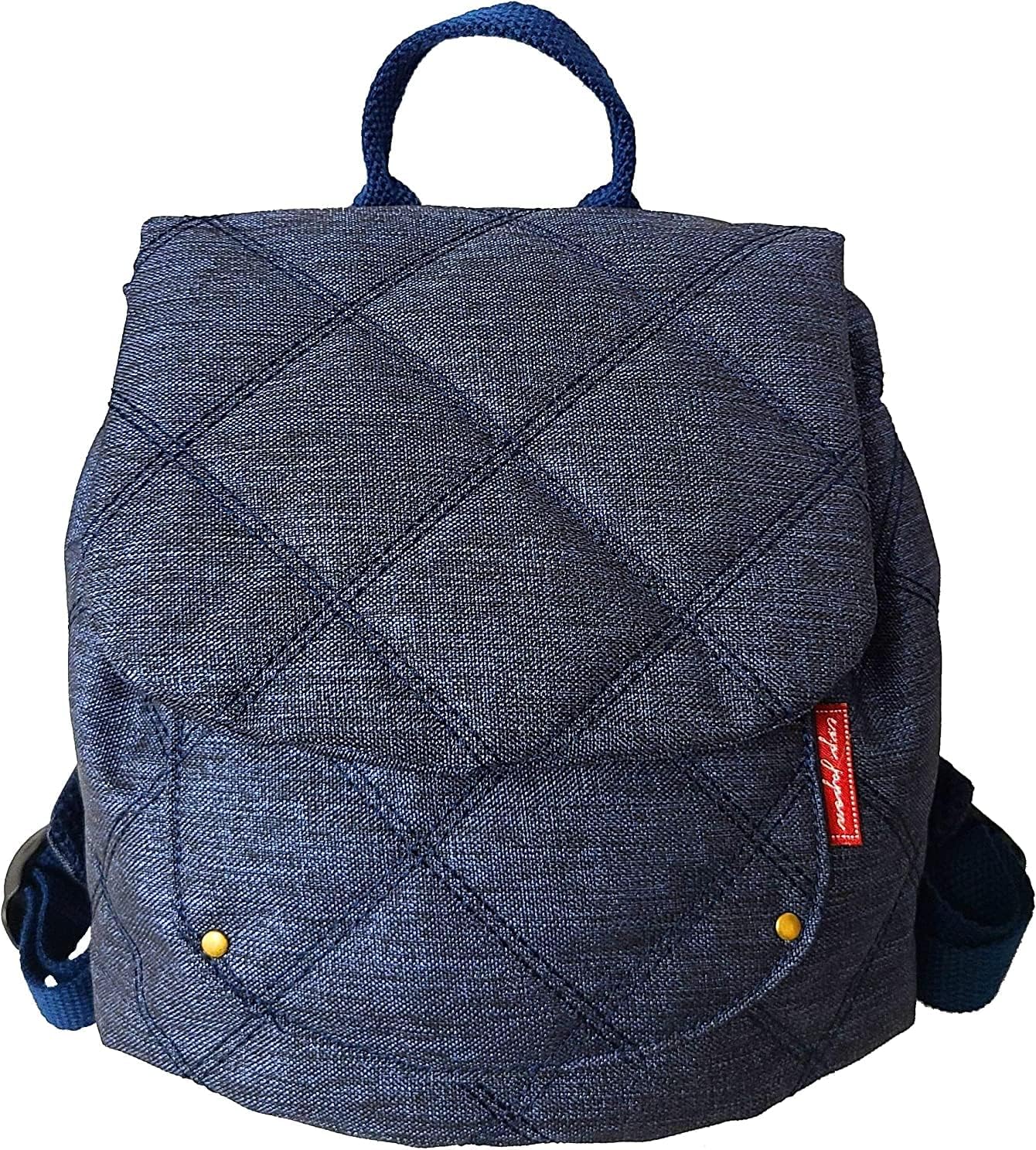 [イー・エクス・ピー・ジャポン] ベビー用リュックサック ベビーリュック キルティングネイビー (約) 高さ24x横幅21×奥行9cm