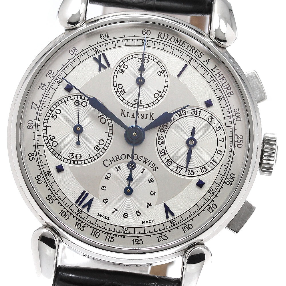 クロノスイス Chronoswiss CH7403 クラシック クロノグラフ 自動巻き メンズ _950572【中古】