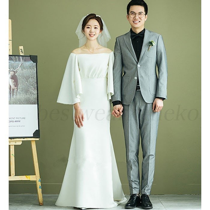 パーティードレス 結婚式 ドレス ミモレ丈 ロングドレス 演奏会 ウェディングドレス Aライン ピア