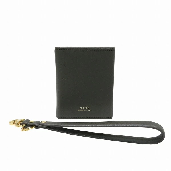 ポーターガール ユニウォレット 284-01378 カーキ コンパクトウォレット 【中古】