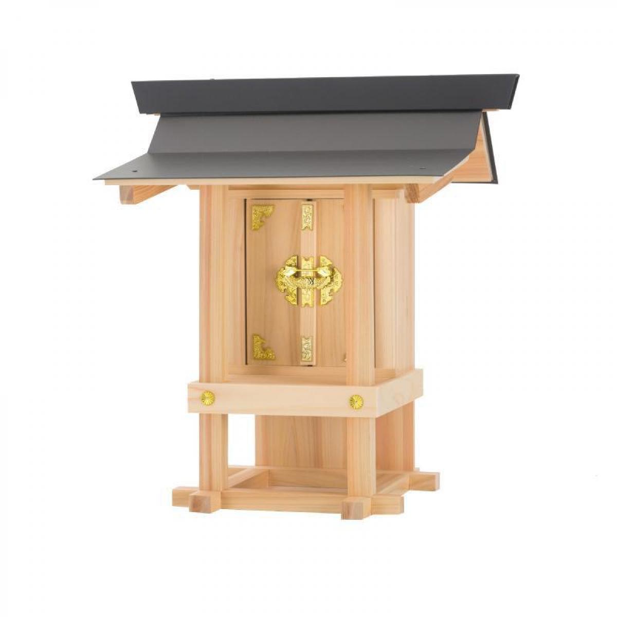 静岡木工 神棚の里 地の神 カラートタン 中 神棚 日本製