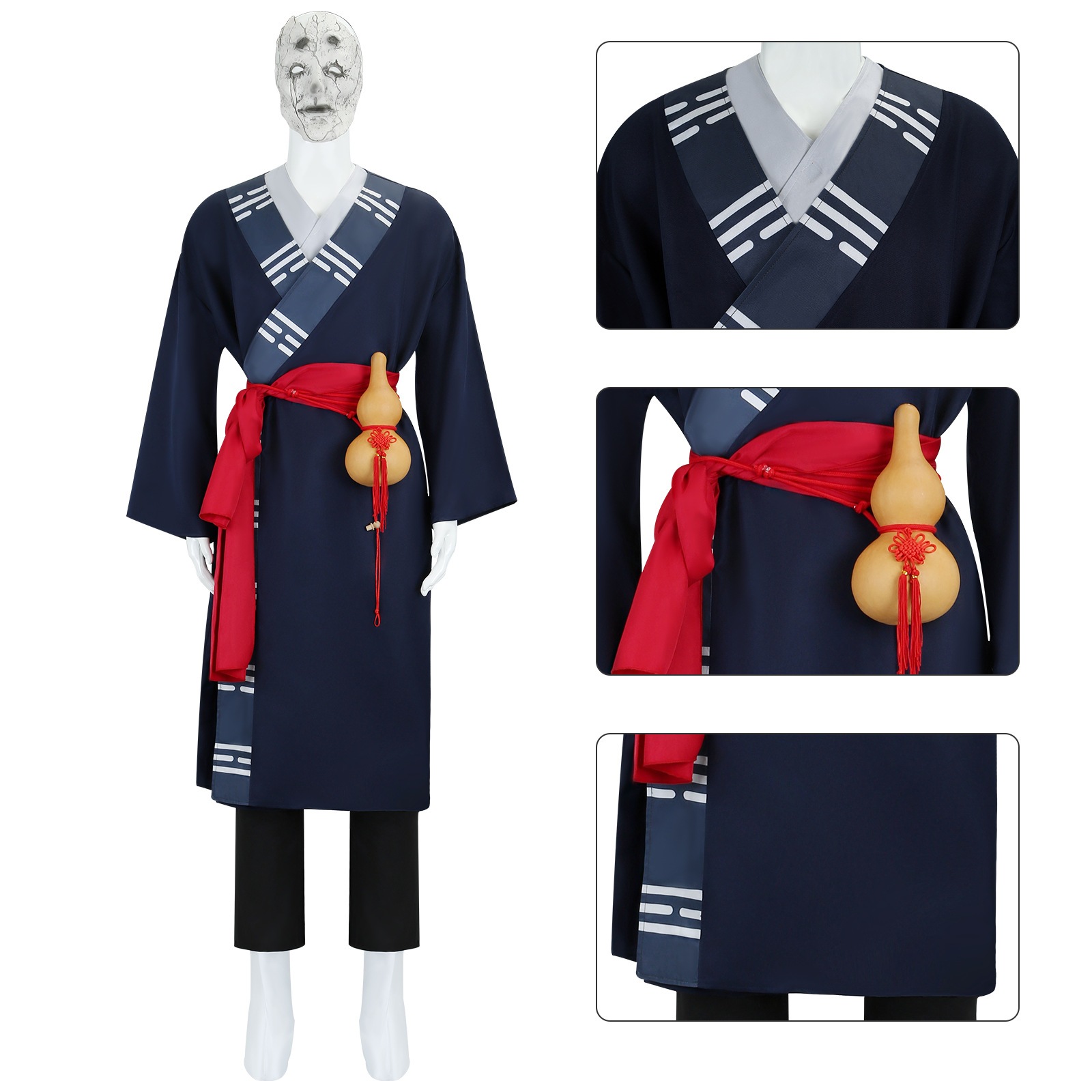 コスプレ 仮装黒神話悟空cos服道人ゲーム同モデル道服古服コスプレアニメキャラクター イベント用品