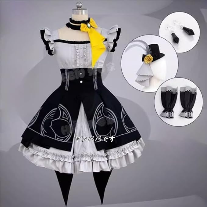 ブルーアーカイブ伊落マリーコスプレ 衣装(ウィッグ 靴別売り)