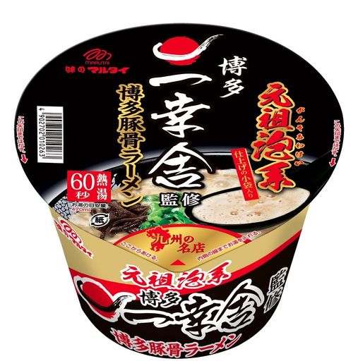 マルタイ 元祖泡系一幸舎監修豚骨ラーメン109G×12個