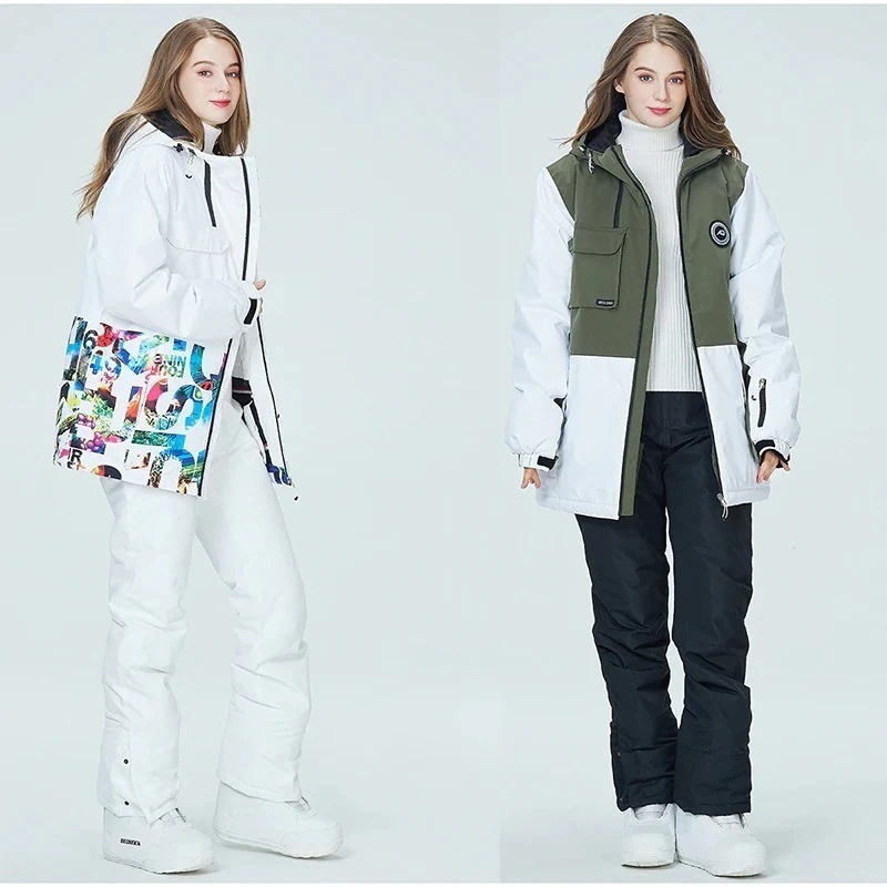 上下セット スノーボードウェア 韓国ファッション スポーツシリーズ スノーボードウェア