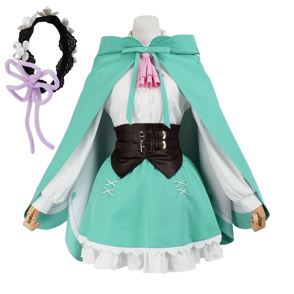 [2026 新作]HOLOUNCOSER Re:ゼロから始める異世界生活 リゼロ レム ラム コスプレ メイド服 フルセット 上下セット ウィッグ付 C服 仮装 ハロウィン アニメ
