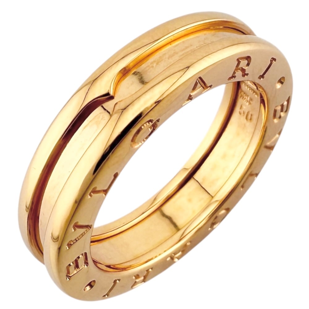 ブルガリ B-zero.1 1バンド リング 指輪 10号 18金 K18ピンクゴールド BVLGARI 中古 美品