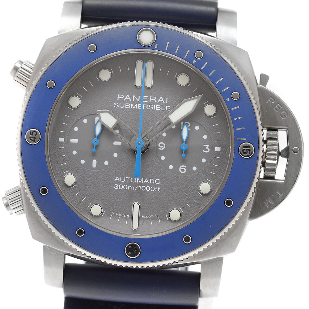 パネライ PANERAI PAM00982 サブマーシブル クロノ ギョーム ネリーエディション 自動巻き メンズ 内箱・保証書付き_914477【中古】