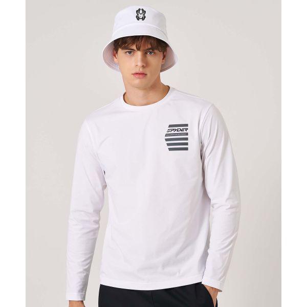 男性ラドパッドベーシック長袖TシャツSPKFCNRL301MWHT 659834