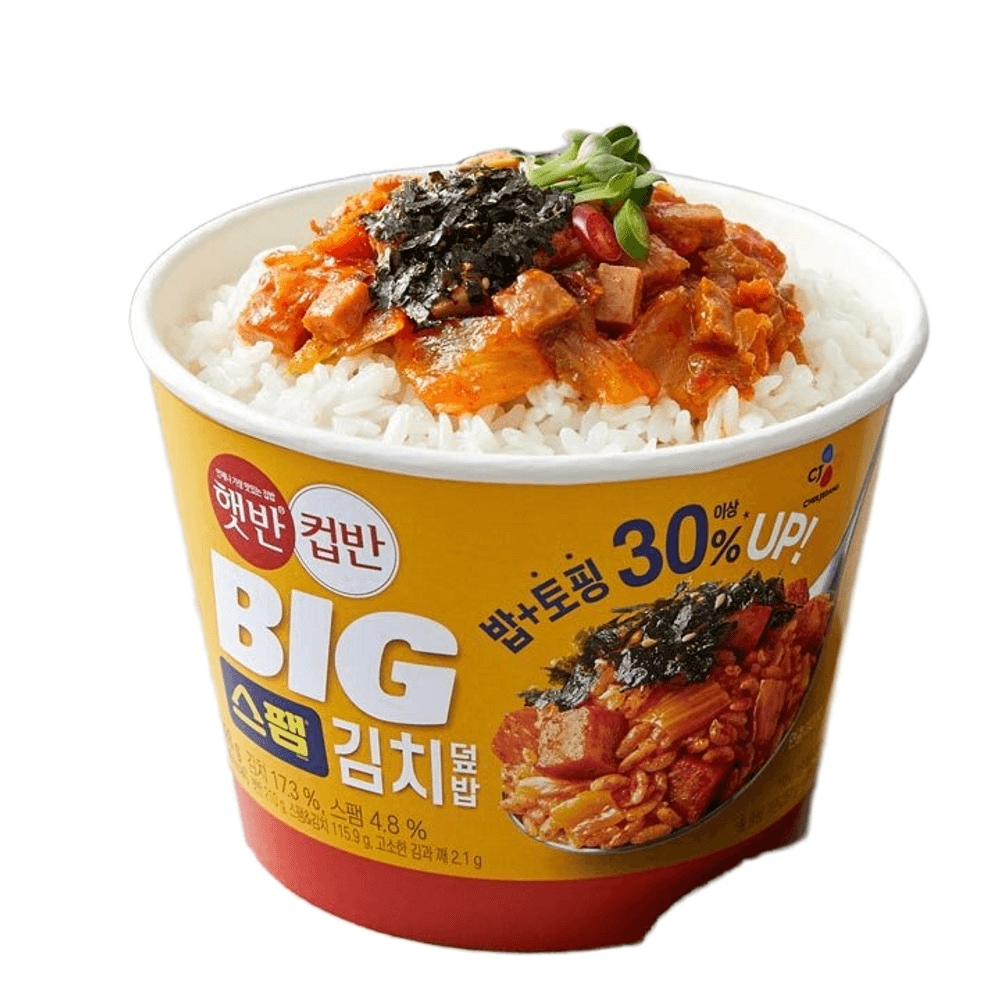 ヘッパン カップ 飯 BIG スパムキムチ丼 328g 18個