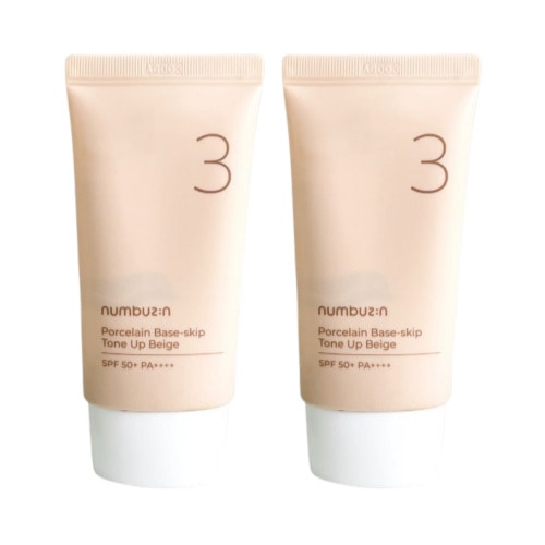 [ダブル企画] 3番 ノーファンデ陶器肌トーンアップクリーム 35mL+35mL