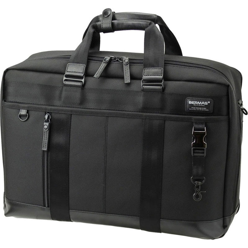 BERMAS(バーマス) 3WAYオーバーナイター ブラック カジュアル バッグ (6007410)