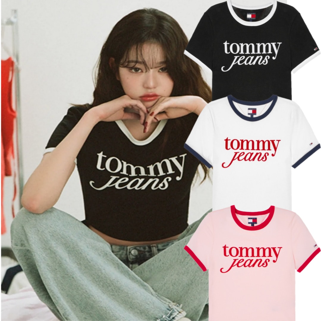 IVE チャンウォンヨン着用/スリム リンガー Tシャツ