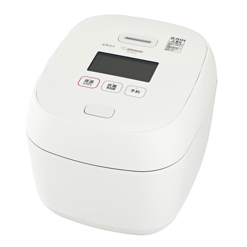 廃盤象印 ZOJIRUSHI 炎舞炊き 絹白 圧力IH炊飯ジャー 炊飯器 10合 NW-FB18-WZ