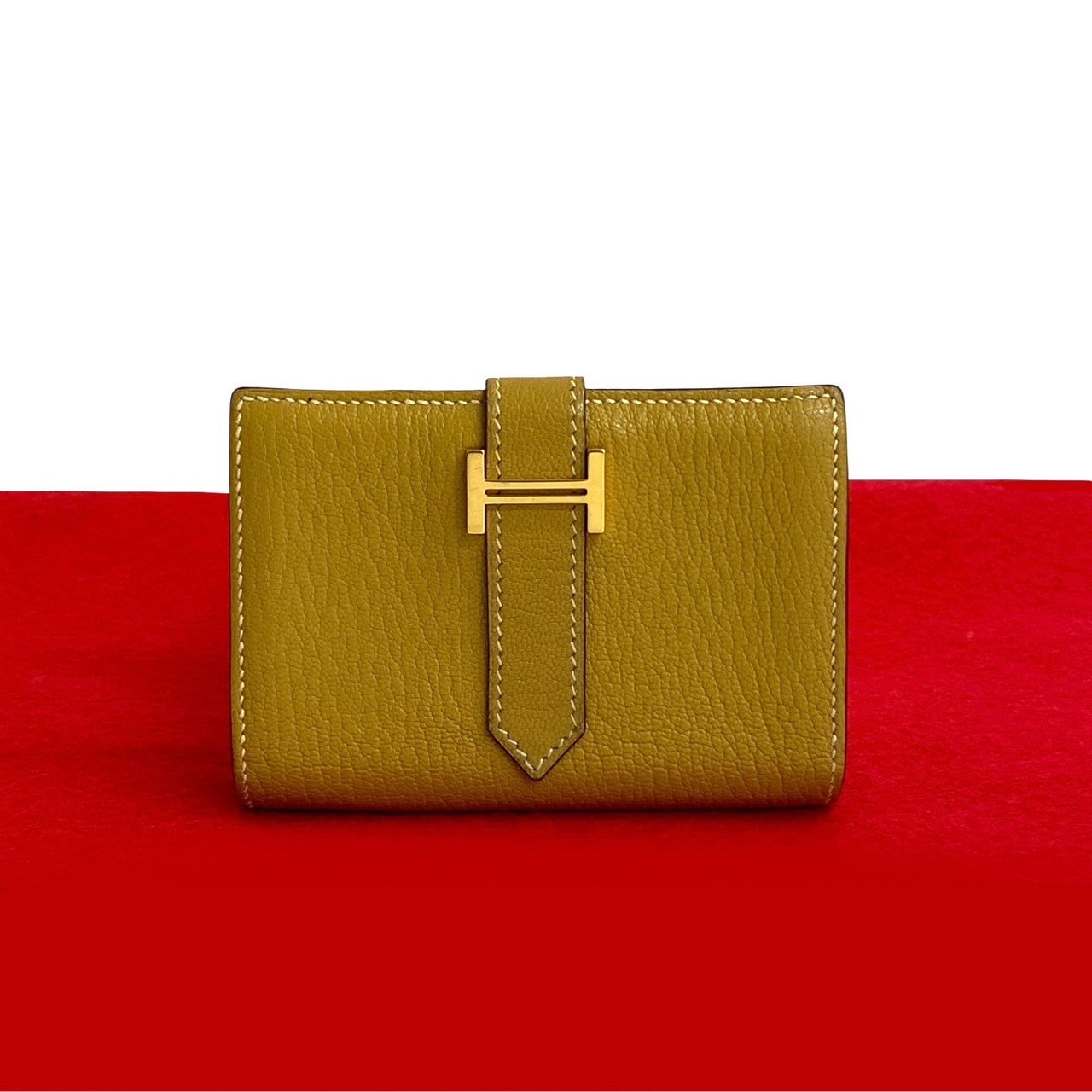 ベアン ミニカードケース シェーブル イエロー 42052 78,375円