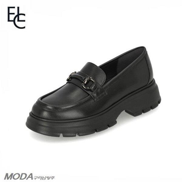 軽量クッションUPチャンキー女性ローファーパンプス1XWD46XO-GN