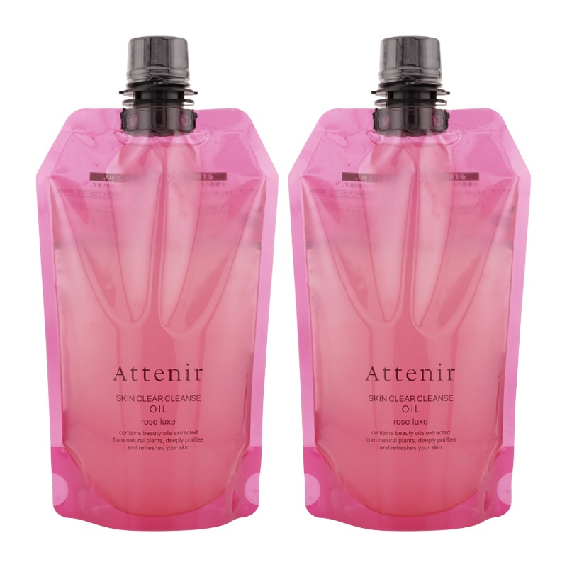 [2個セット]スキンクリア クレンズ オイル アロマタイプ エコパック 350ml ローズリュクスの香り メイク落とし[ギフトラッピング対応]