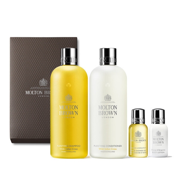 (ロッテ百貨店)(ショッピングバッグ付き) ピュリファイングヘアケアデュオセット (シャンプー300ml + コンディショナー300ml) (贈呈品なくなり次第贈呈終了)