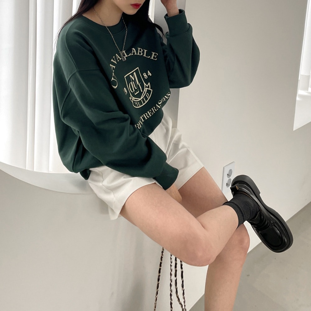 [5色] UNAVAILABLEロゴスウェットトップス