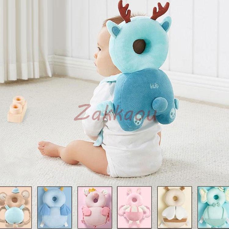 赤ちゃん 転倒防止 ごっつん防止 キッズ 乳幼児 頭保護 ベビー 出産祝い パッド 転倒枕 クッション ムレない