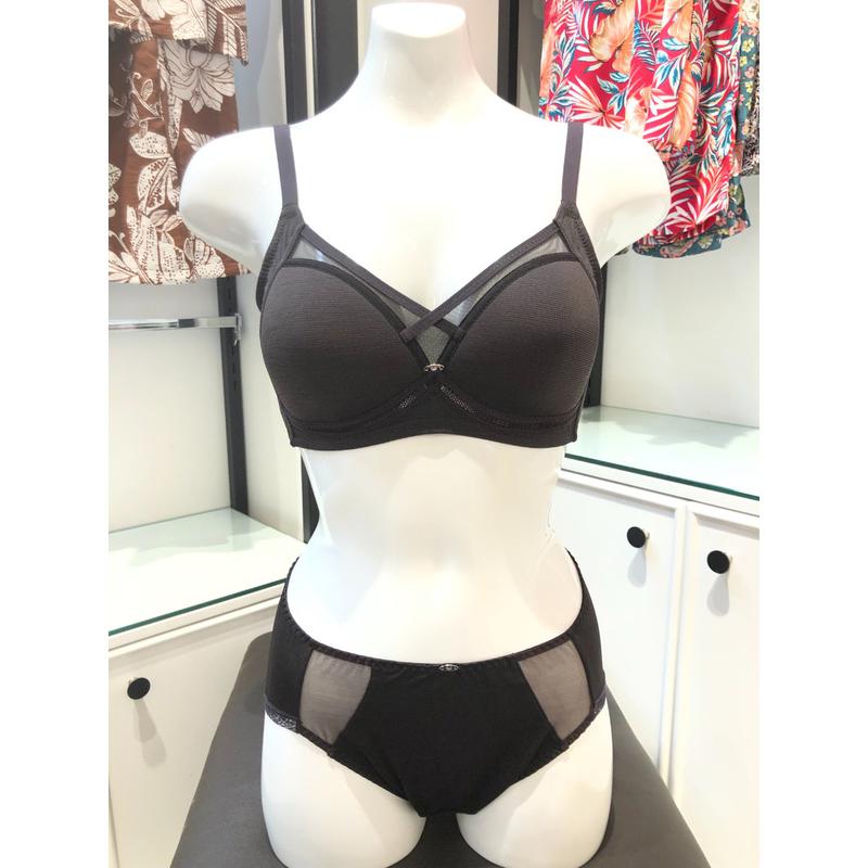 [釜山店] [] ノンワイヤー人絹モールドブラ(WBR1908 DB)