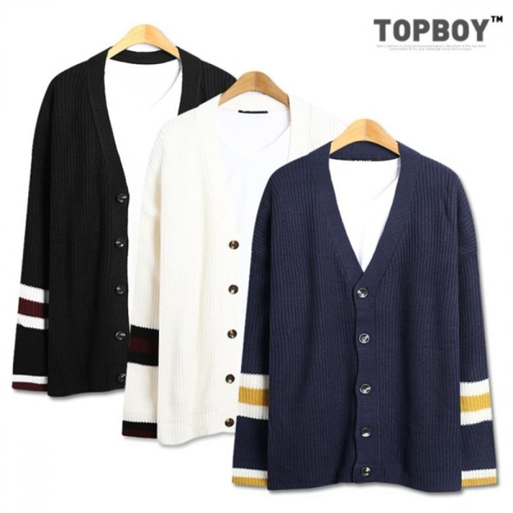(トップボーイ) ショートスリーブオーバーフィットニットカーディガン (SM113)