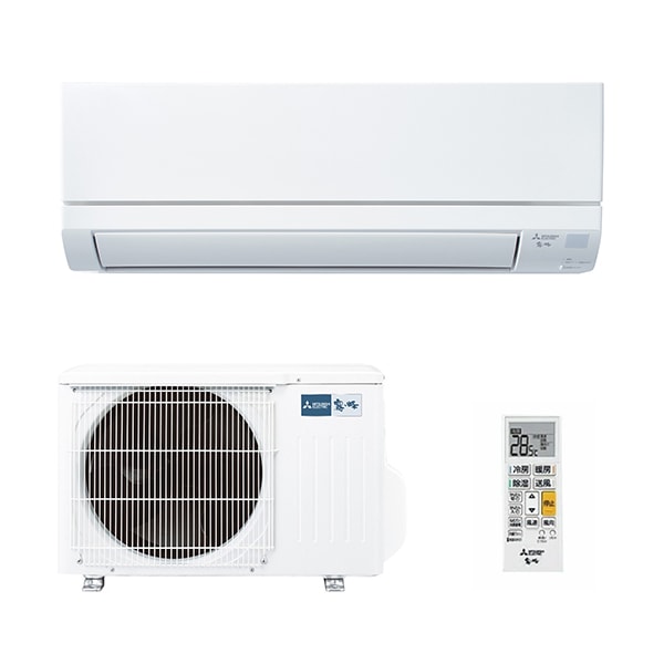 三菱電機 MITSUBISH ルームエアコン霧ヶ峰 MSZ-GV2225-W 冷暖房とも主に6畳用 2.2kW 2025年度モデル 軒先配送のみ