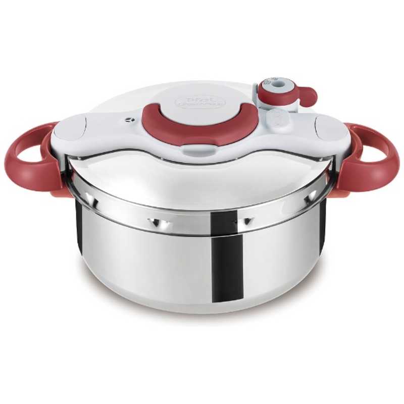 T-fal　IH対応 圧力鍋 クリプソ ミニット イージー(4.5L)　P4620669 レッド