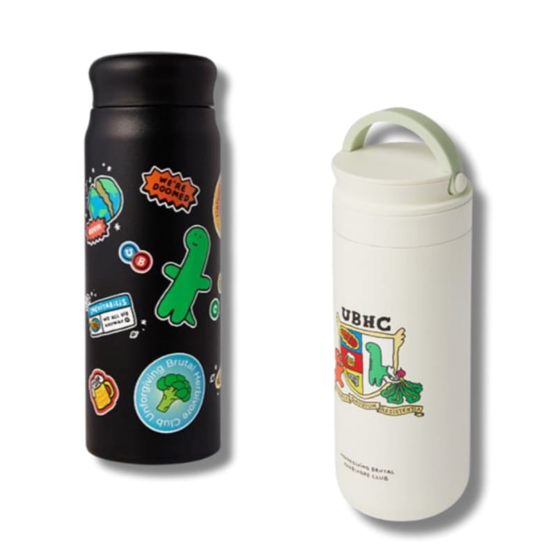 [ブラックとアイボリーの中から選択1] ゾグマン 保温保冷タンブラー+GIFT ウサギ アクリル ジェルペン 1個