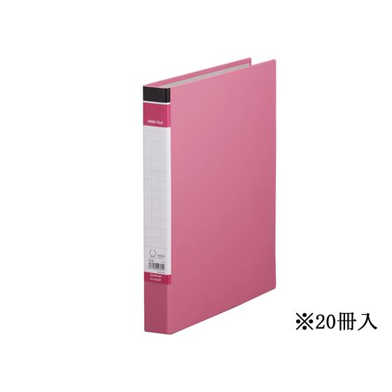 （まとめ）リヒトラブ リクエストD型リングファイル A4タテ 2穴 650枚収容 65mmとじ 背幅74mm 黒 G2280-24 1冊 〔×10セット〕