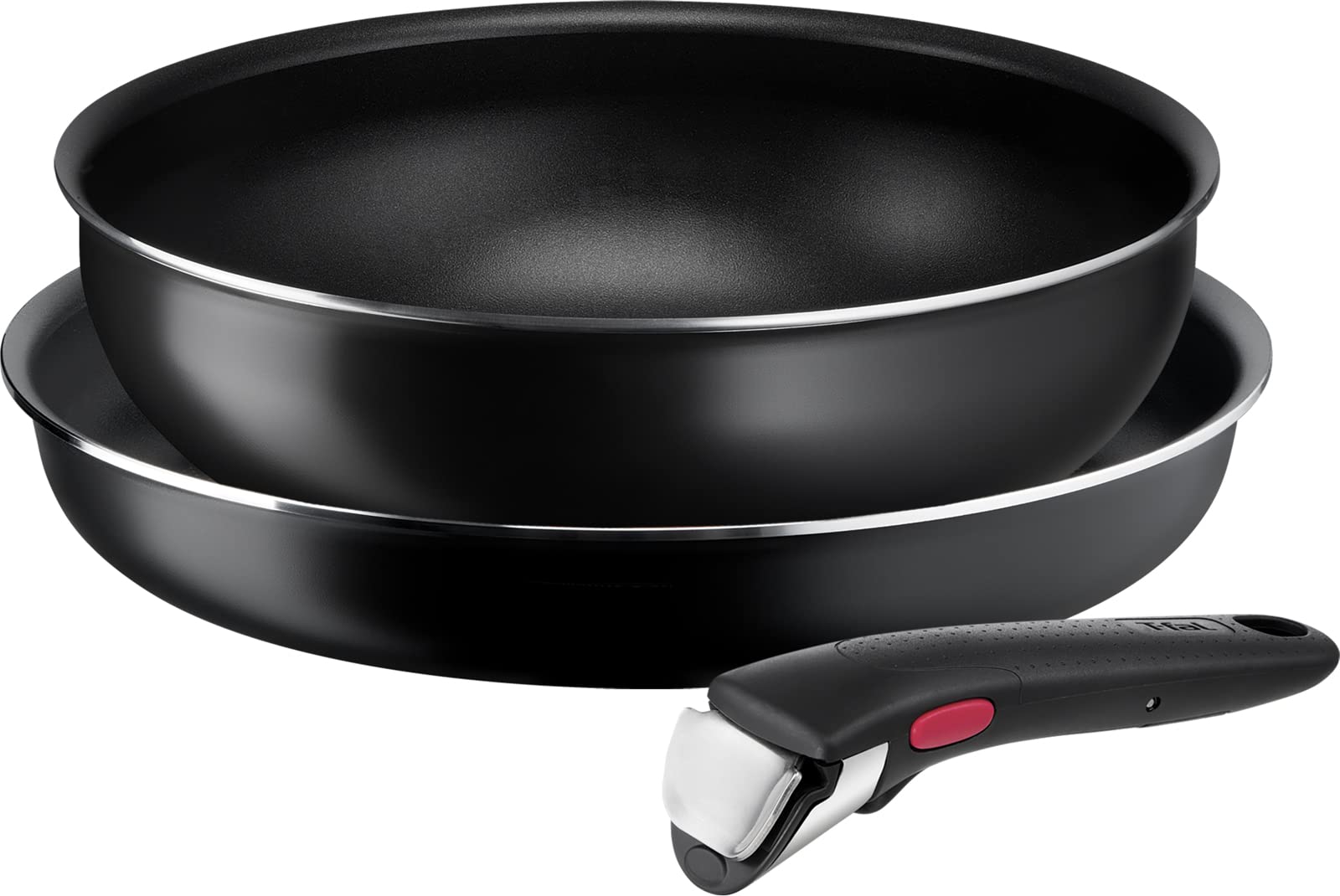 ティファール 取っ手のとれる 鍋 フライパンセット 3点セット ガス火専用 PFOAなどの有害物質不使用 「インジニオネオ ファミリーセット3」 こびりつきにくさ長持ち ブラック L16390