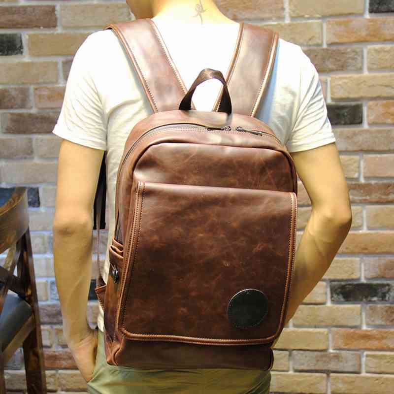 リュック メンズ 大容量 カジュアル 革 40L 冬 レザー ブランド バッグ パソコン ビジネス 通勤 軽量 おしゃれ 春 アウトドア スポーツ ビジネスバッグ ビジネスリュック 40代 10代 撥