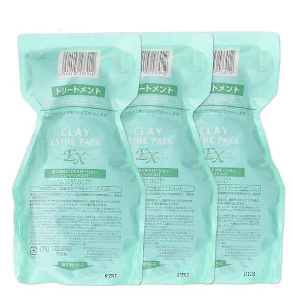 クレイエステ パック EX 500g 詰め替え 3個 セット